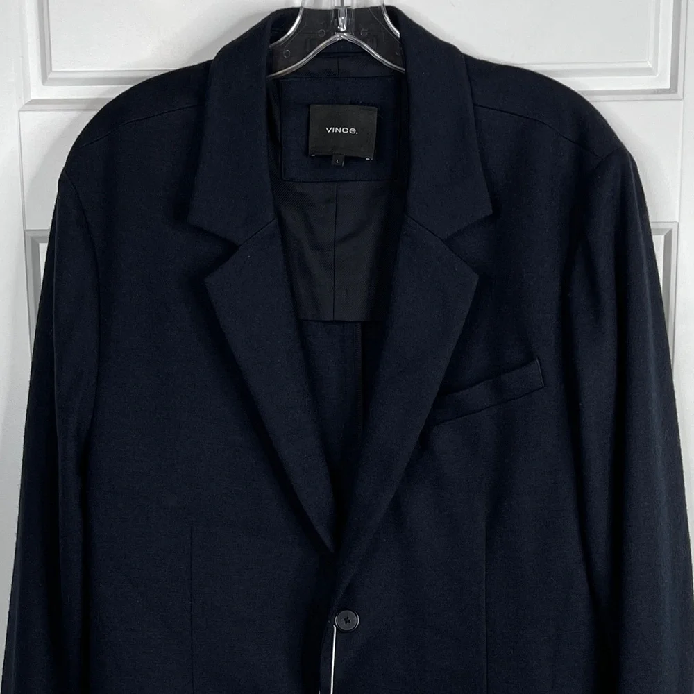 VINCE Relaxed Wool Blend Blazer NEW Size L